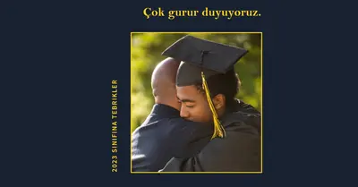 Çok gurur duyuyoruz. black modern-simple