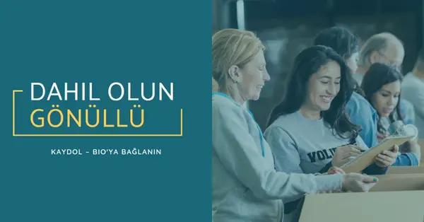 Gönüllüler için tezahürat yapalım. blue modern-simple