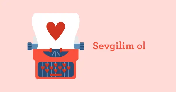 Güzel mektuplar pink modern-bold