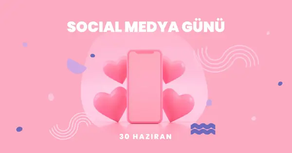 Kalpler ve takipçiler pink modern-bold