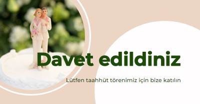 İşlemeye davet edildiniz pink modern-simple