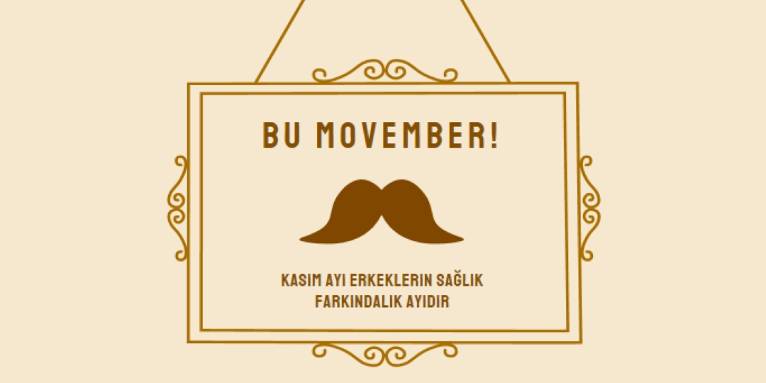 Kasım için bıyıklar brown vintage-retro