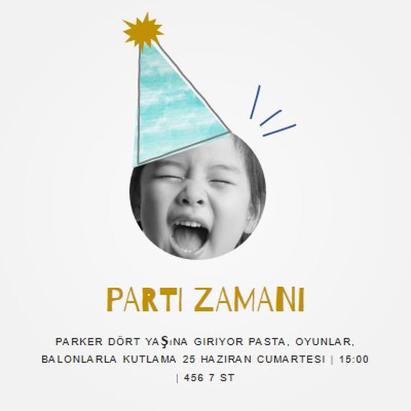 Parti zamanı white collage,cut-out,fun