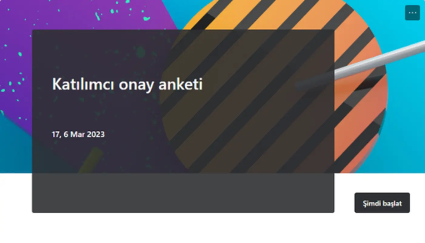 Katılımcı onay anketi purple