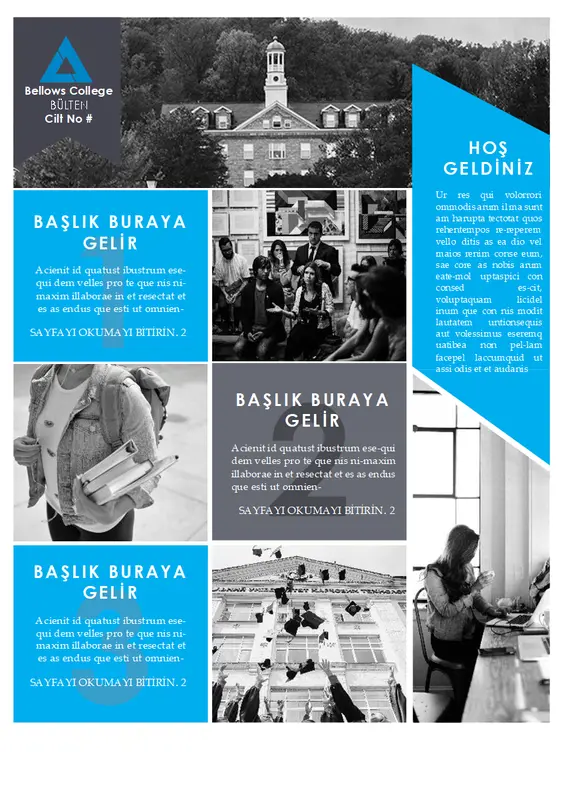 Üniversite bülteni