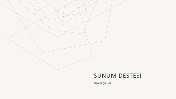 Minimalist basit satış sunumu modern-simple