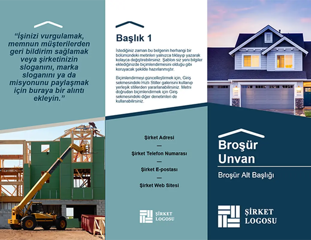 İnşaatçı broşürü
