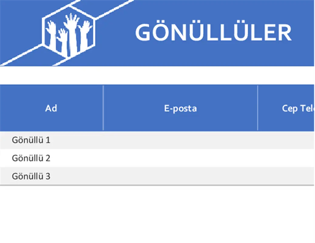 Gönüllü atama modern-simple