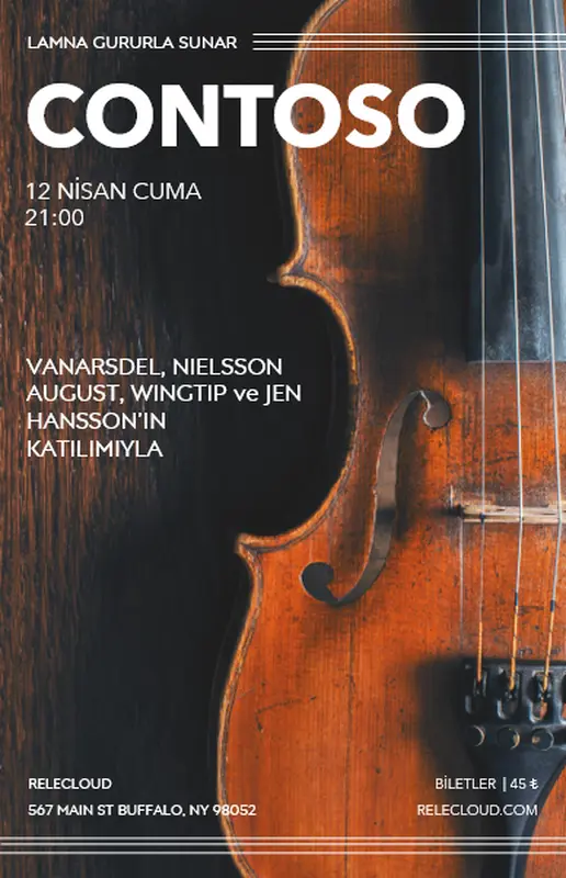 Konser posteri