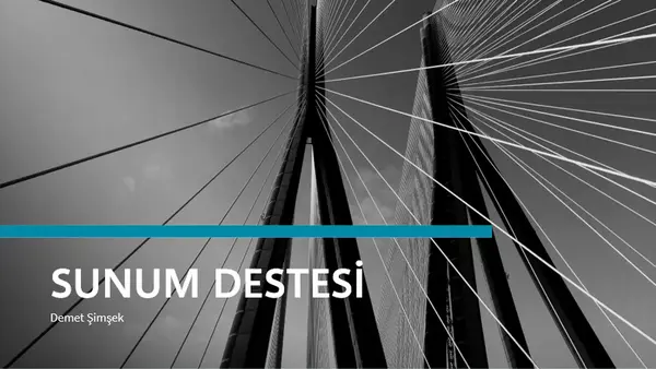 Finansal sunum destesi modern-simple
