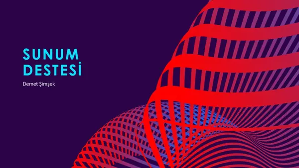 Fütüristik sunum destesi modern-bold