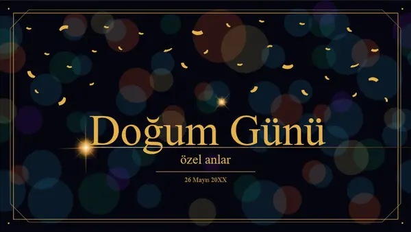 Doğum günü kutlaması