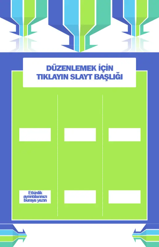 Topluluk posterleri modern-color-block