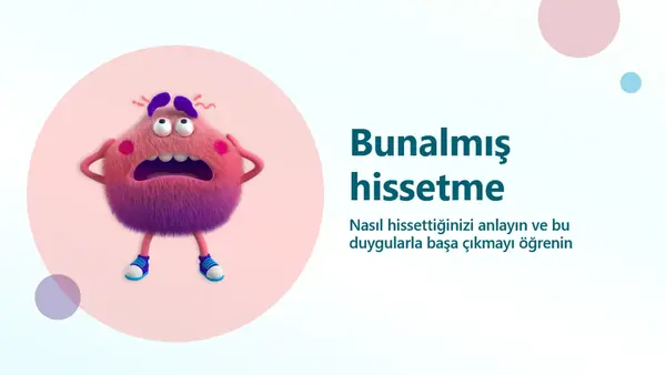 Bunalmış hissetme whimsical-color-block