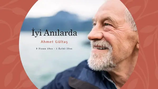 Çiçekli anı albümü modern simple