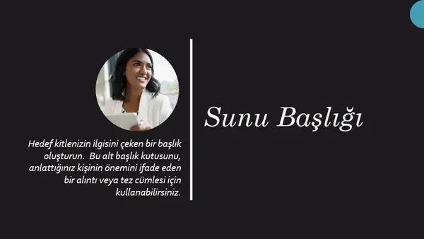 Biyografi sunusu modern geometric