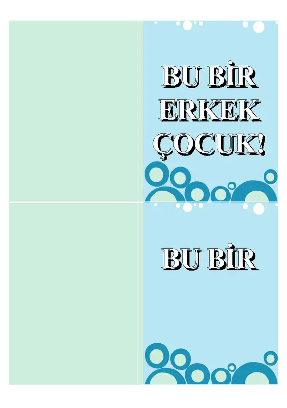 Doğum öncesi partisi - erkek whimsical-color-block