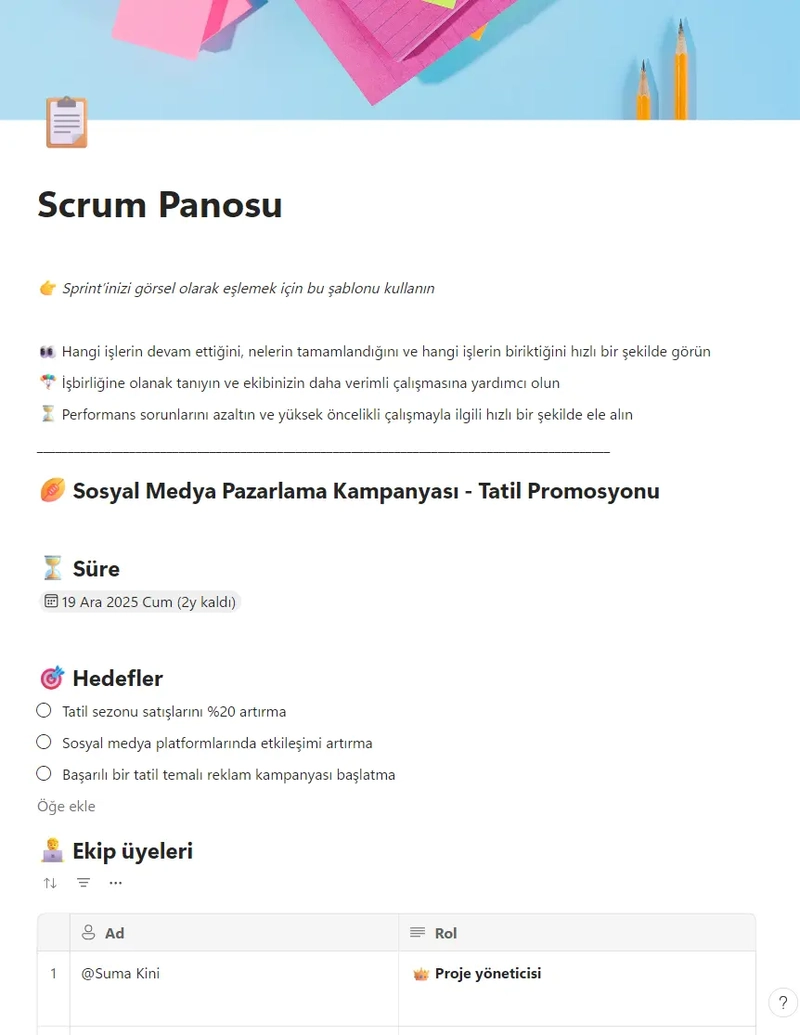 Scrum Panosu