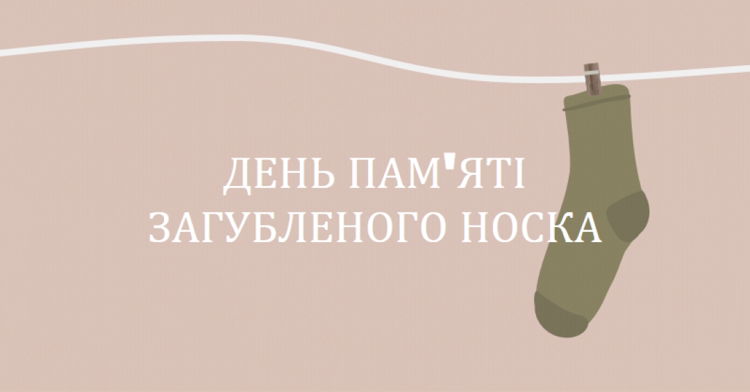 День пам'яті загубленого носка brown whimsical-color-block