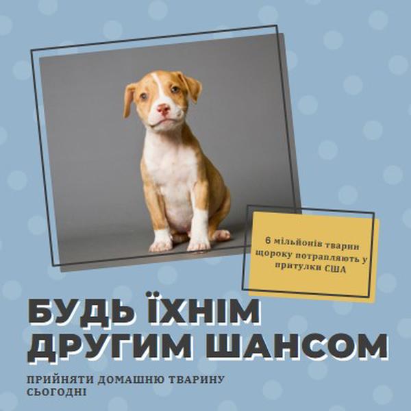 Другий шанс pup blue modern-bold