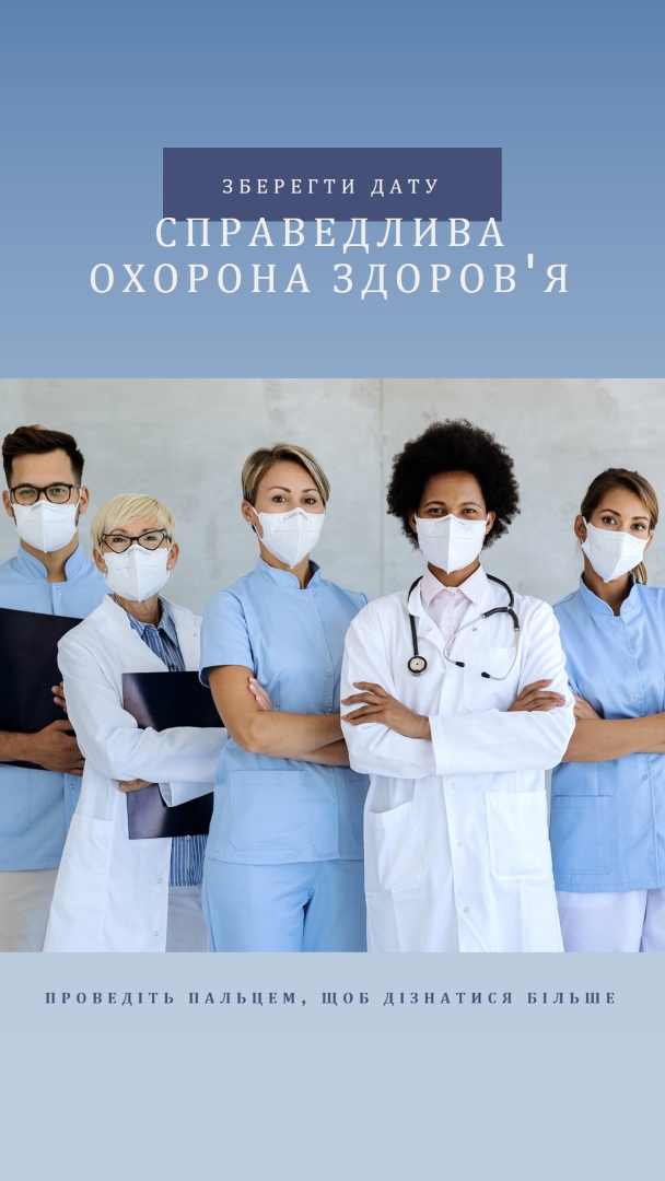 Здоровий спосіб життя blue modern-simple