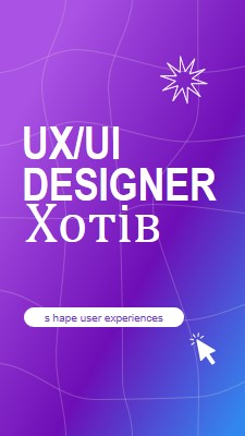 UI/UX designer wanted purple bold,playful,digital,grid,neon,gradient