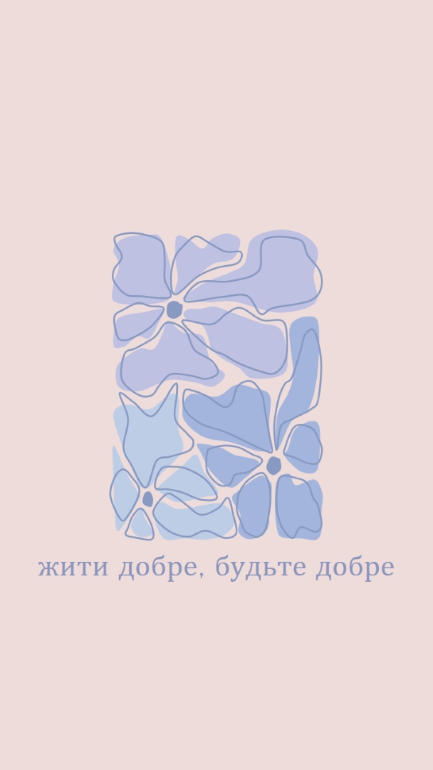 Ніжні квіти на новий день blue modern,organic,flowers,vintage,minimal,floral