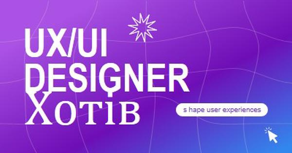 UI/UX designer wanted purple bold,playful,digital,grid,neon,gradient