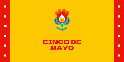 Cinco de Mayo yellow modern-color-block