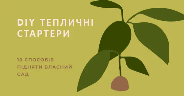 Підняти власний сад green modern-color-block