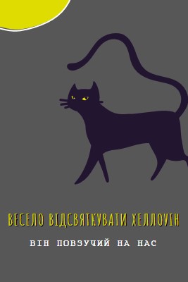 Моторошний кіт black whimsical-color-block