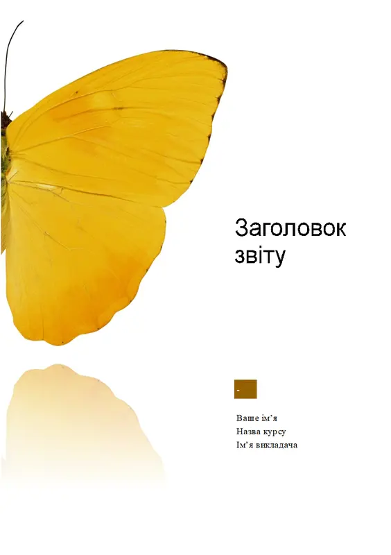 Студентська доповідь