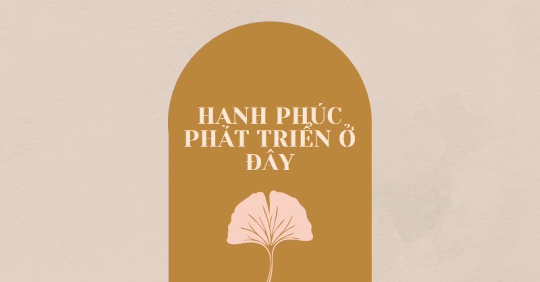 Hạnh phúc phát triển ở đây gray organic-boho