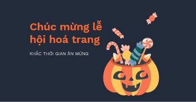 Có một Halloween ngọt ngào black whimsical-line