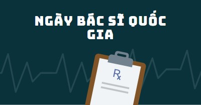 Hôm nay là Ngày Bác sĩ Quốc gia blue modern-simple