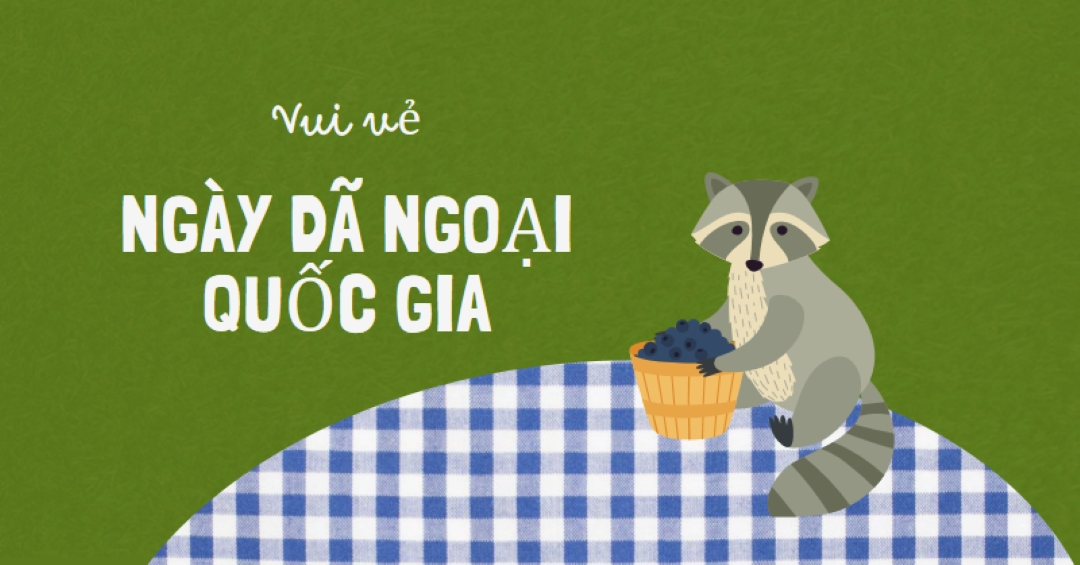 Chúc mừng ngày Quốc khánh Picnic green whimsical-color-block