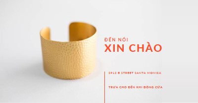 Hãy đến chào white modern-bold