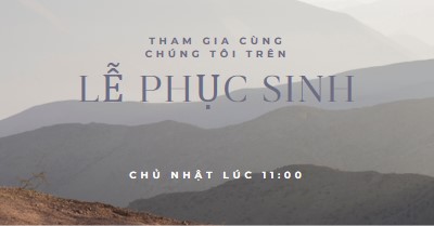 Hãy cùng chúng tôi vào Chủ Nhật Phục Sinh gray modern-simple