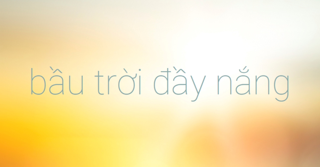 Bầu trời đầy nắng yellow modern-simple