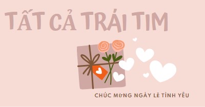 Tất cả trái tim pink whimsical-color-block