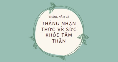 Tôn trọng nhận thức về sức khỏe tâm thần green organic-simple