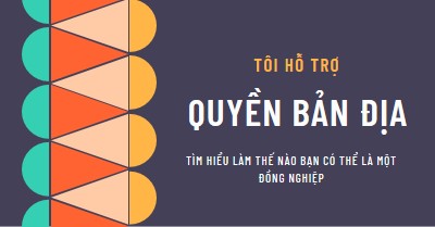 Hỗ trợ quyền bản địa blue modern-color-block