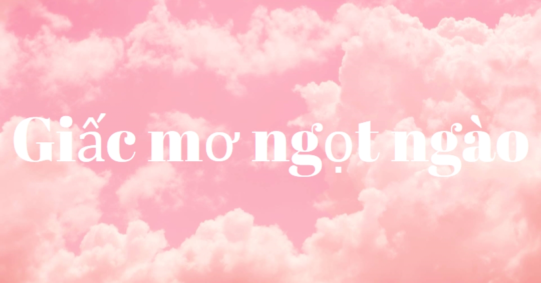 Vào giờ ngủ trên đám mây pink modern-simple