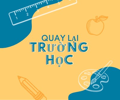 Tuyệt cho trường học yellow modern-geo-&-linear