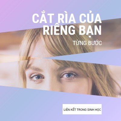 Cắt rìa của riêng bạn purple modern-bold