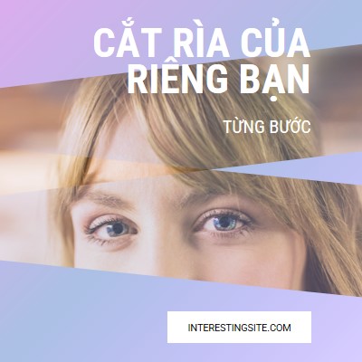 Cắt rìa của riêng bạn purple modern-bold