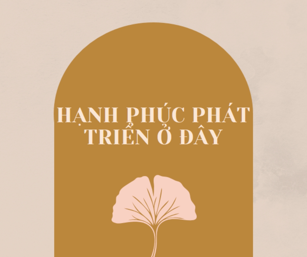 Hạnh phúc phát triển ở đây gray organic-boho