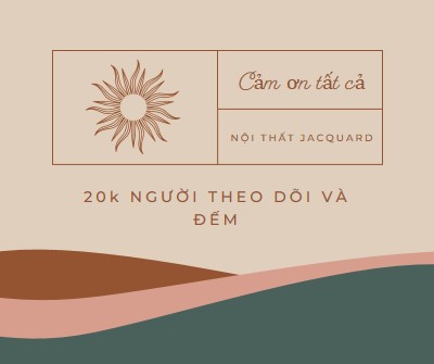 20k người theo dõi và đếm pink organic-boho