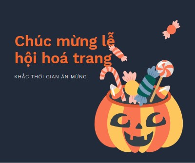 Có một Halloween ngọt ngào black whimsical-line