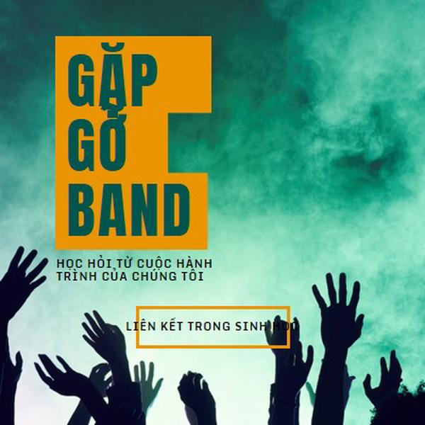 Band cùng nhau green modern-bold